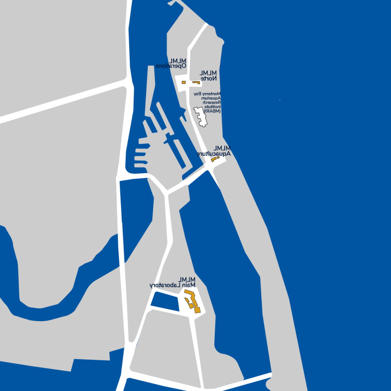 Map of Moss Landing facilities