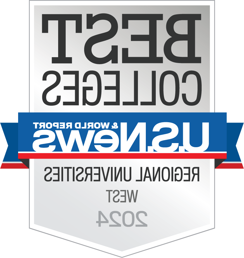 Top Univeristy in Western Region Badge by U.S. lol菠菜网正规平台 & 世界报道